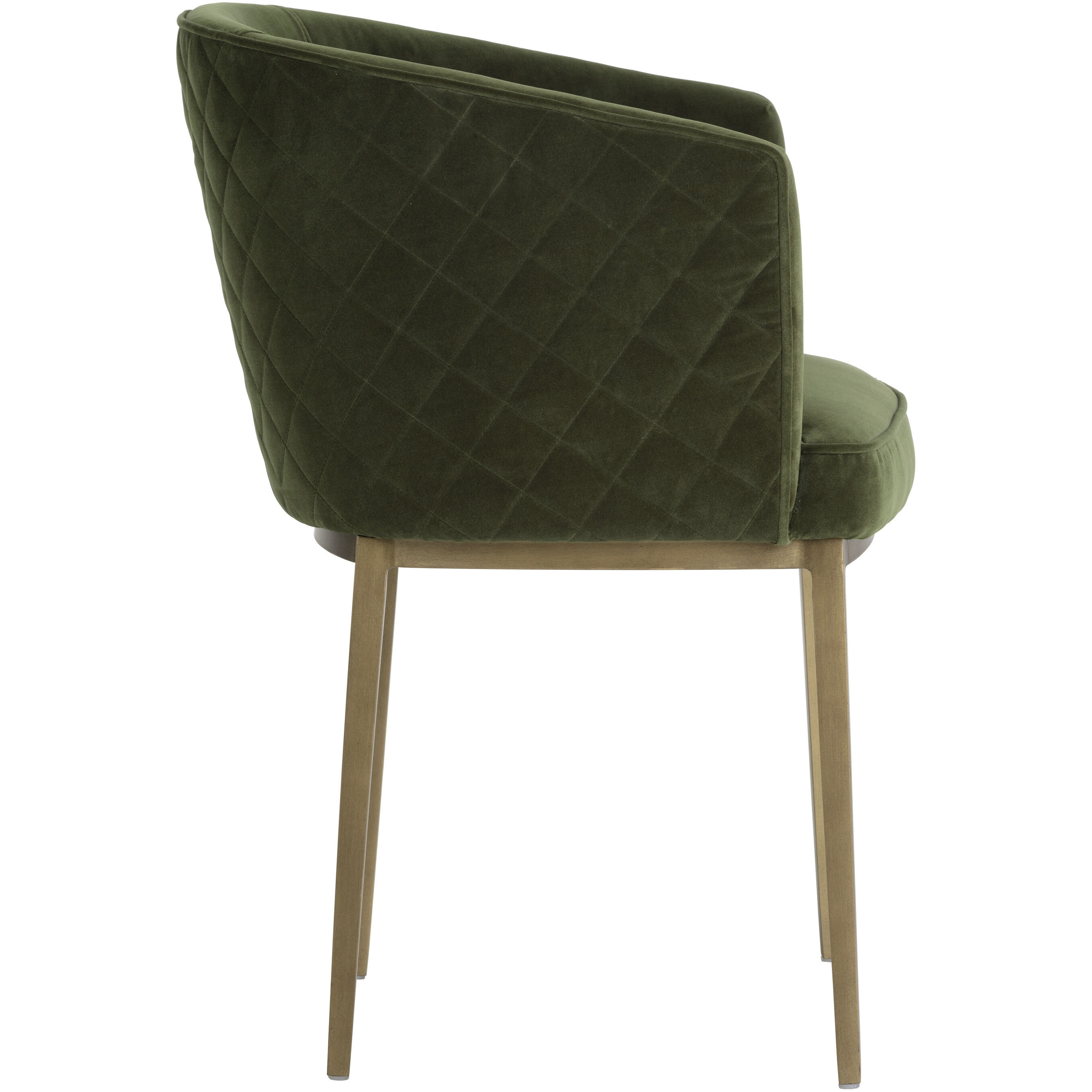 Cornella Forest Green Dining Armchair